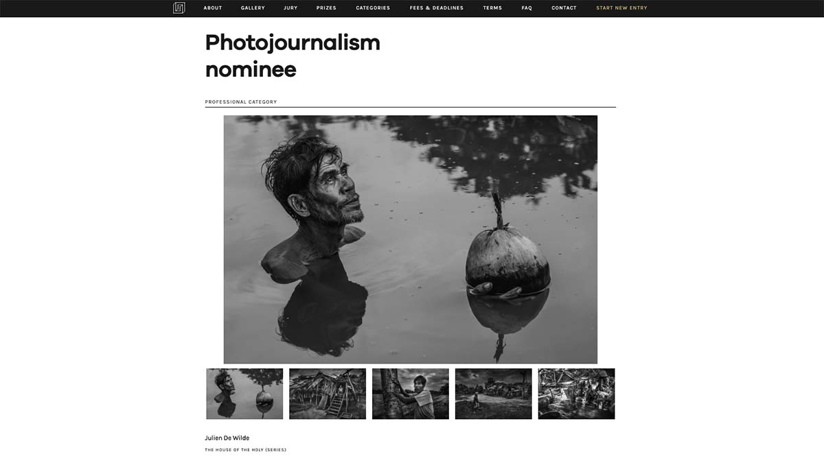 Julien De Wilde Photographer FAPA Fine Art Photography Awards
